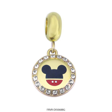 Dije de Acero Dorado Forever 50688G