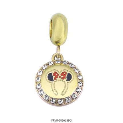 Dije de Acero Dorado Forever 50689G