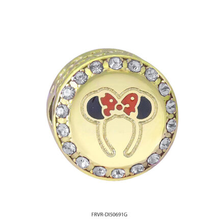 Dije de Acero Dorado Forever 50691G