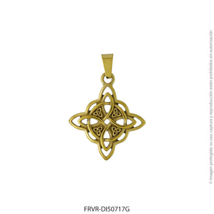 Dije de Acero Dorado Forever 50717G