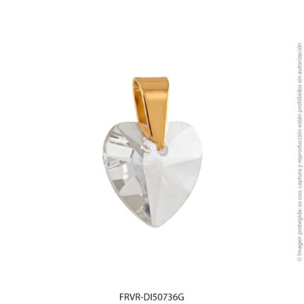 Dije de Acero Dorado Forever 50736G