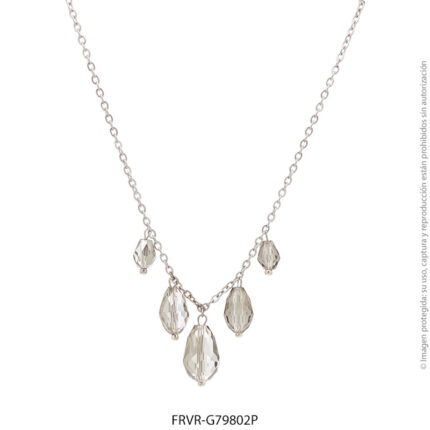 Gargantilla de Acero Blanco Forever 79802P