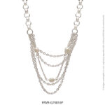 Gargantilla de Acero Blanco Forever 79816P