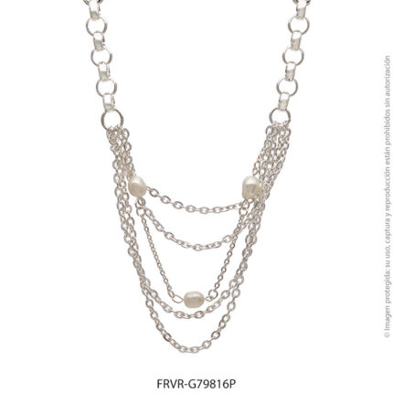 Gargantilla de Acero Blanco Forever 79816P