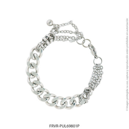 Pulsera de Acero Blanco Forever 69801P