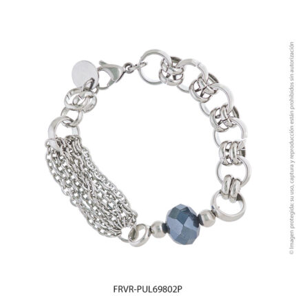 Pulsera de Acero Blanco Forever 69802P