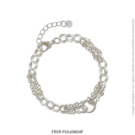 Pulsera de Acero Blanco Forever 69804P