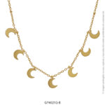 Gargantilla de Acero Dorado Forever 74021G - Imagen 2