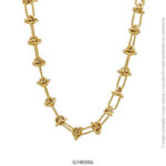 Gargantilla de Acero Dorado Forever 74030G