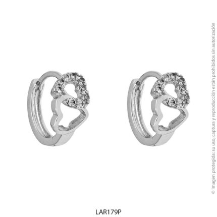 Aro Forever Love Plateado LAR179P