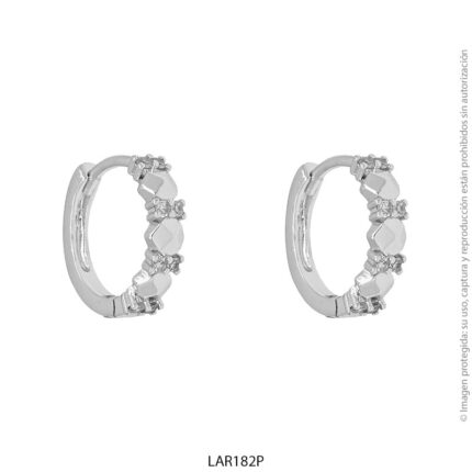 Aro Forever Love Plateado LAR182P