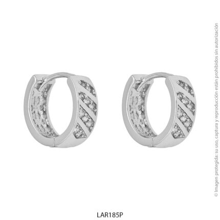 Aro Forever Love Plateado LAR185P