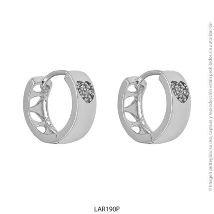 Aro Forever Love Plateado LAR190P