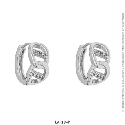 Aro Forever Love Plateado LAR194P