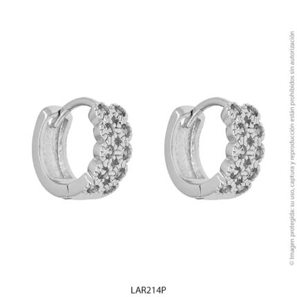 Aro Forever Love Plateado LAR214P