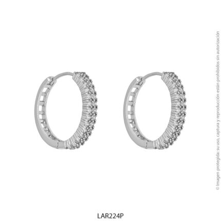 Aro Forever Love Plateado LAR224P