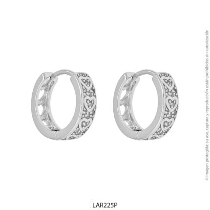 Aro Forever Love Plateado LAR225P