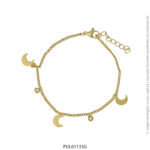 Pulsera de Acero Dorado Forever 61133G