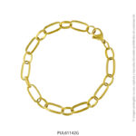 Pulsera de Acero Dorado Forever 61142G