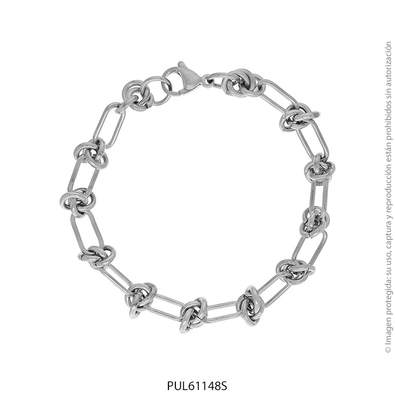 PUL61148S Pulsera de Acero Quirúrgico Forever 61148S
