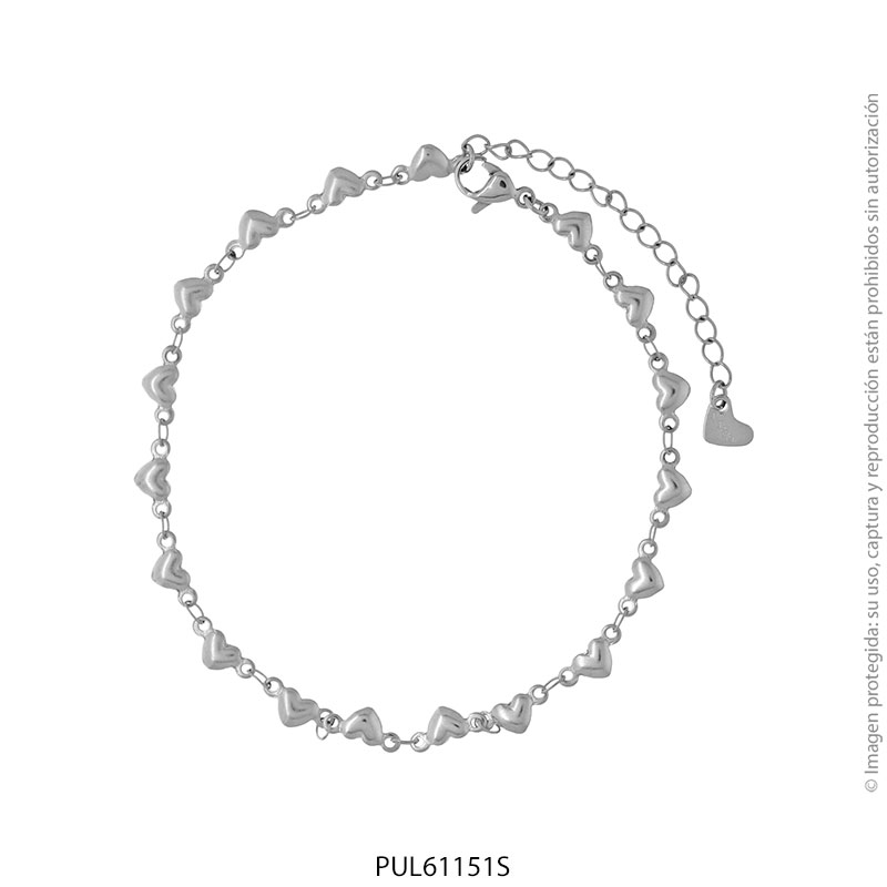 PUL61151S Pulsera de Acero Quirúrgico Forever 61151S