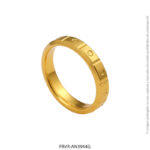Anillo de Acero Dorado Forever 3944G