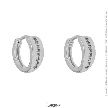 Aro Forever Love Plateado LAR204P