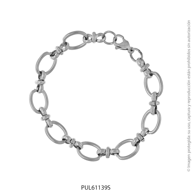 PUL61139S Pulsera de Acero Quirúrgico Forever 61139S
