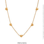 Gargantilla de Acero Dorado Forever 74035G