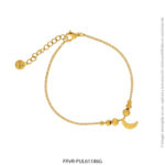 Pulsera de Acero Dorado Forever 61186G