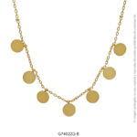 Gargantilla de Acero Dorado Forever 74022G - Imagen 2