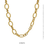 Gargantilla de Acero Dorado Forever 74027G