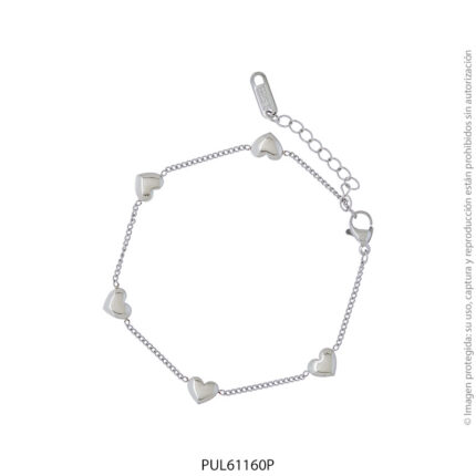 Pulsera de Acero Blanco Forever 61160P